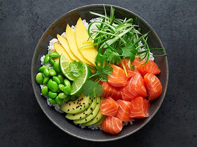 簡易挪威鮭魚夏威夷蓋飯